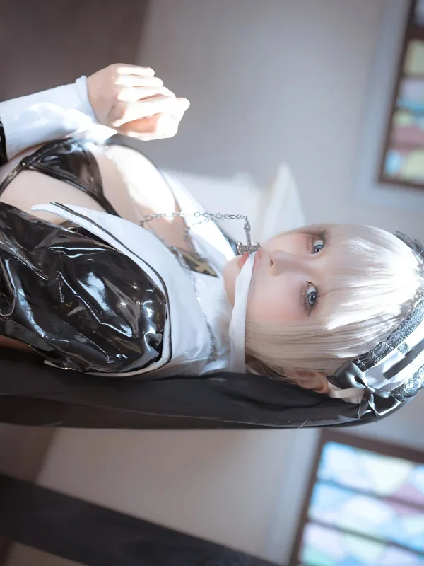 蠢沫沫Chunmomo Cosplay黑修女系列第一辑