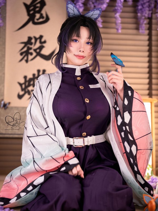 Hane Ame 雨波《鬼灭之刃》蝴蝶忍主题图集
