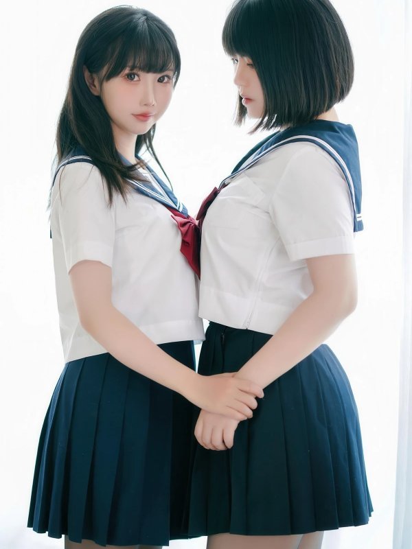 Cosplay 面饼仙儿 & 半半子：少女幻想の刻梦幻写真