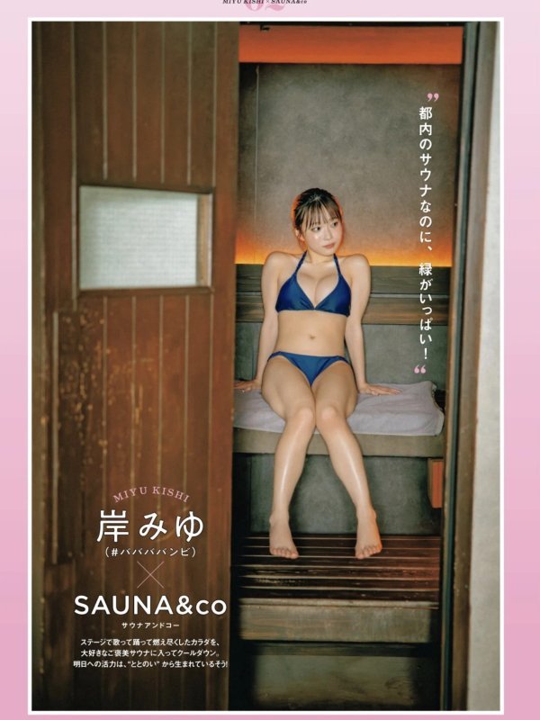 Miyu Kishi 岸みゆ写真集：SUNNY GIRL サウナガールズ Vol.3作品介绍